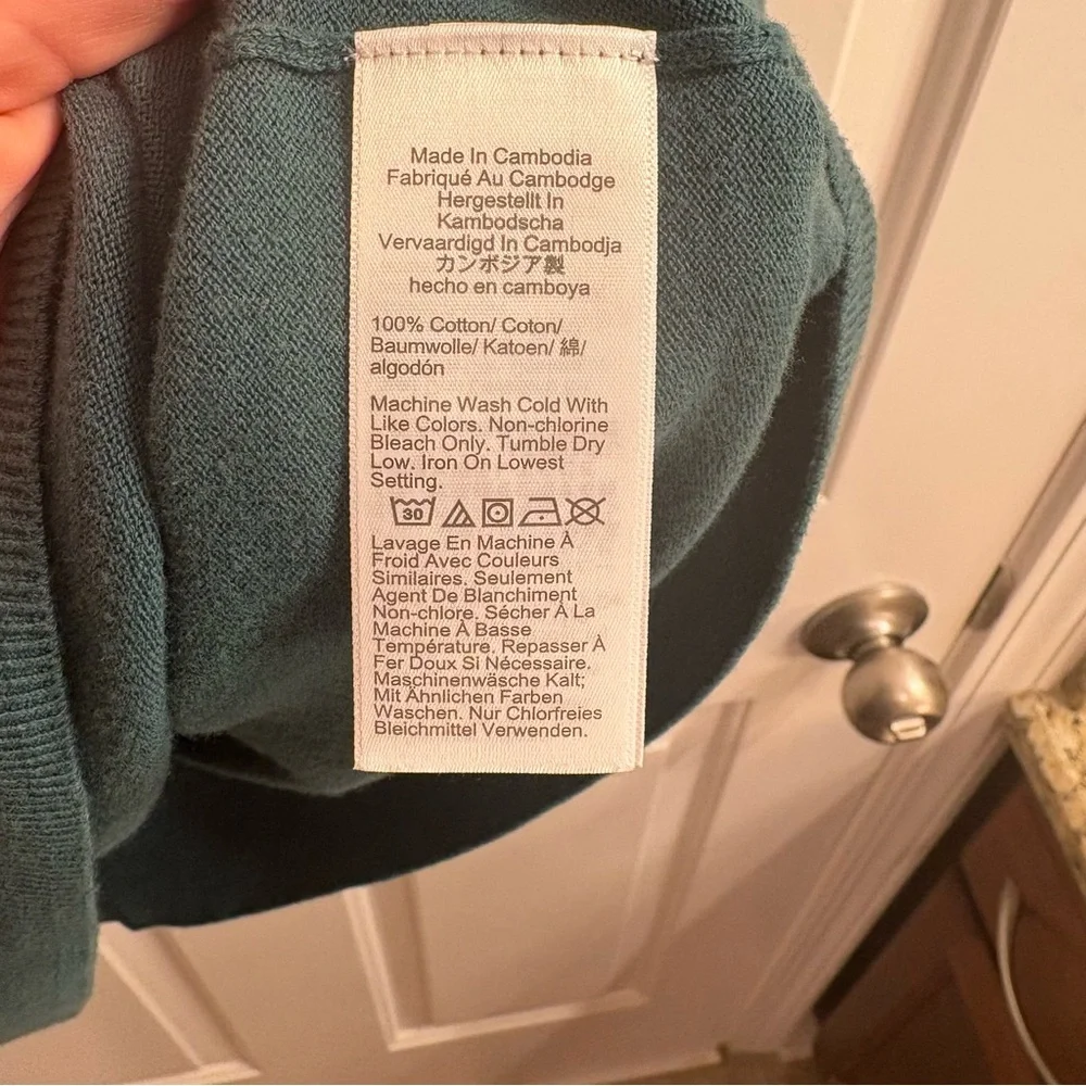 J. Crew Women’s Teal Sleeveless Sweater XXL - Picture 4 of 5